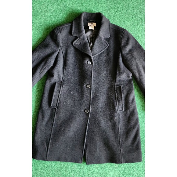 L.L. Bean Classic Lambswool Winter Pea Coat Women Size XL - Picture 3 of 10